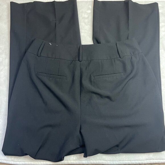 Lane Bryant Wide Leg Dress Pants‎ Women's Size 16 LONG Black Pockets High Rise - Picture 6 of 11